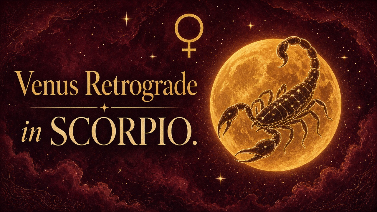 Venus retrograde in Scorpio